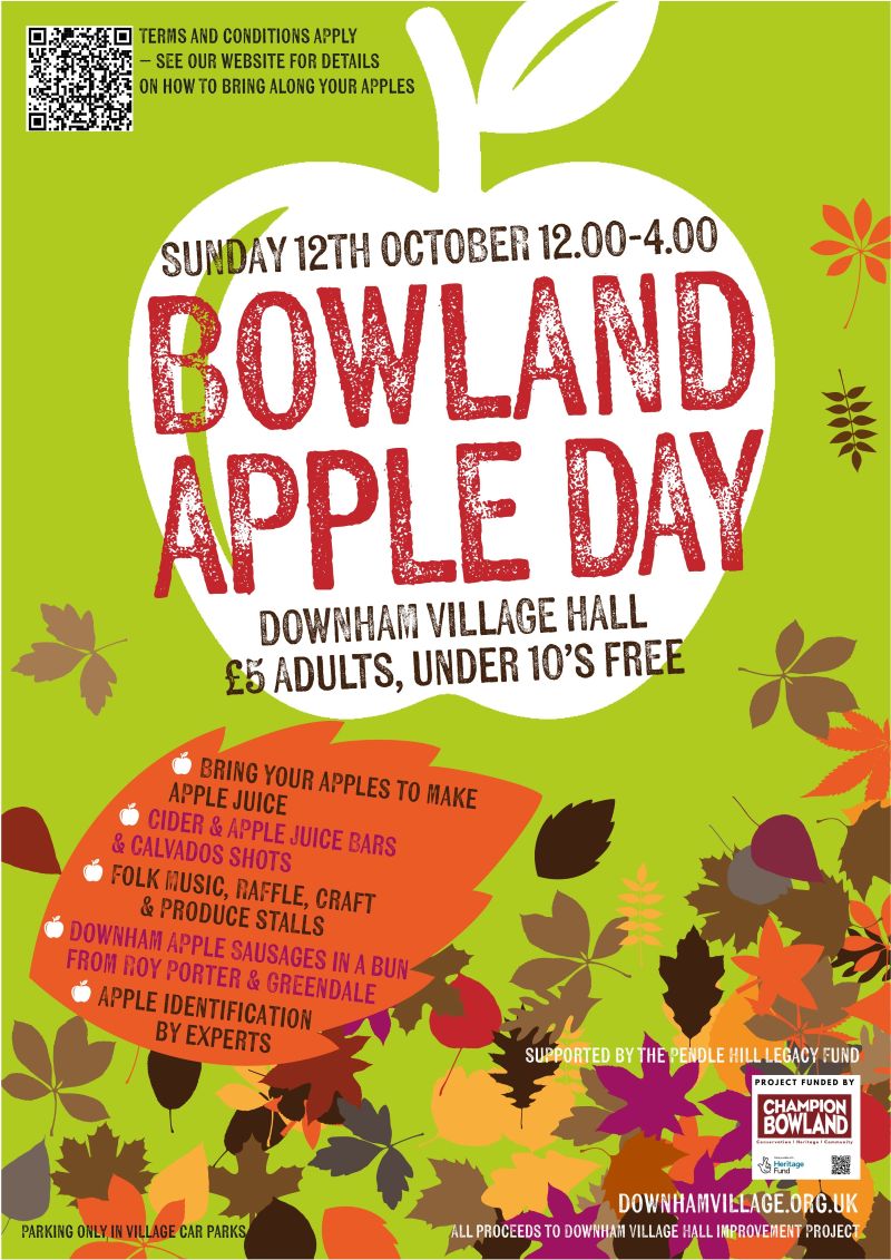 Bowland Apple Day 12th October Downham